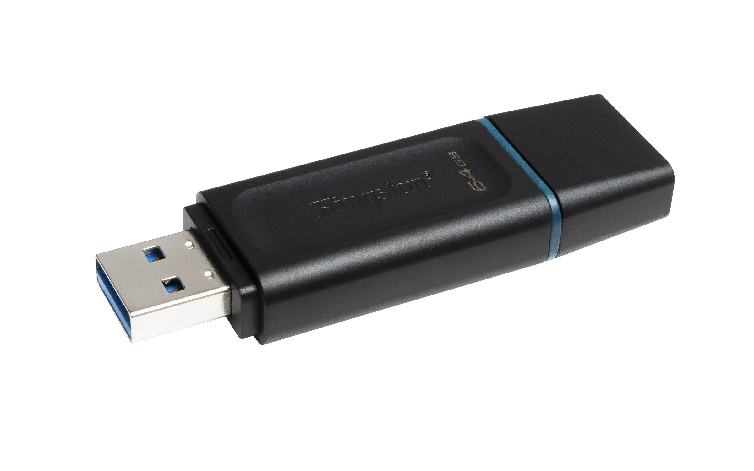 USB памет KINGSTON DataTraveler Exodia 64GB, USB 3.2 Gen 1, Черен-4