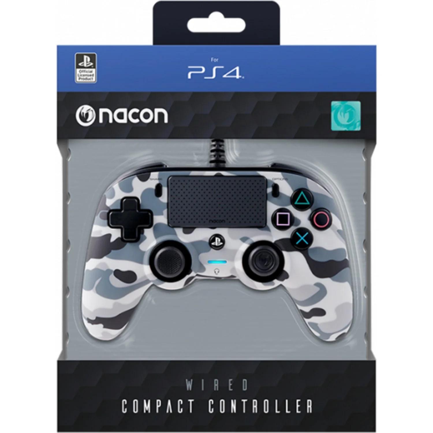 Жичен геймпад Nacon Wired Compact Controller Camo Grey, Сив-4