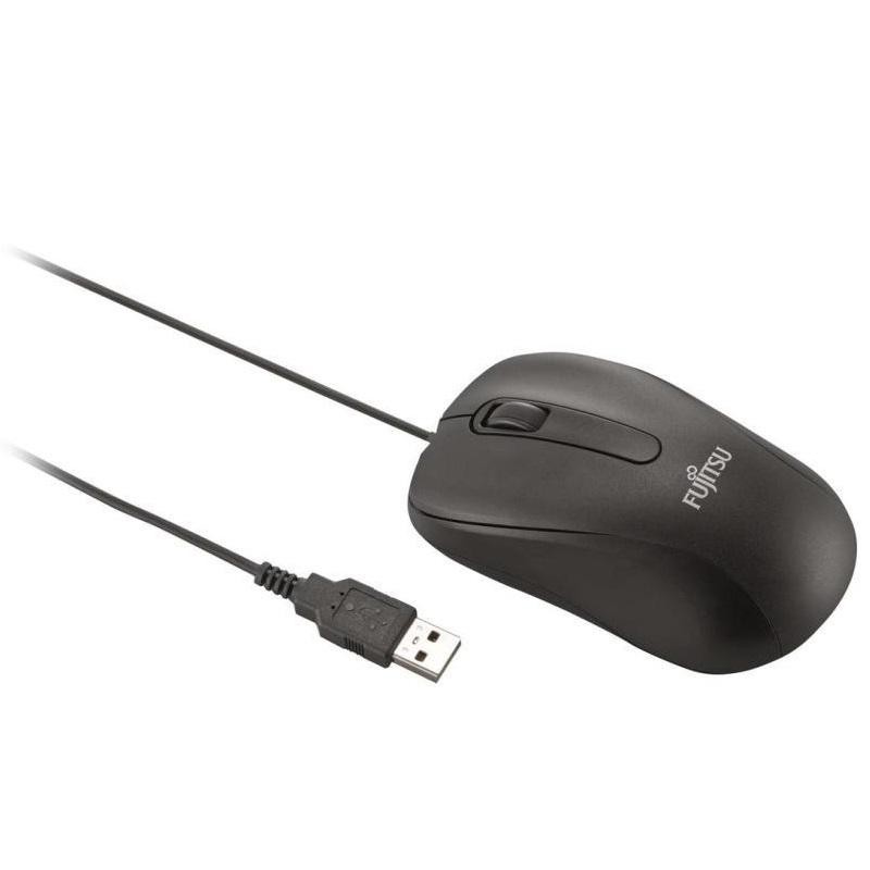Оптична мишка FUJITSU M520, 1000dpi,  USB, Черна-1