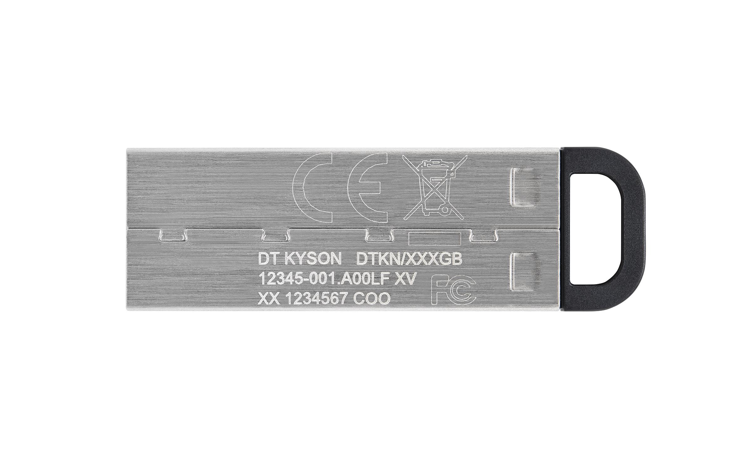 USB памет KINGSTON DataTraveler Kyson 64GB, USB 3.2 Gen 1, Сребрист-3
