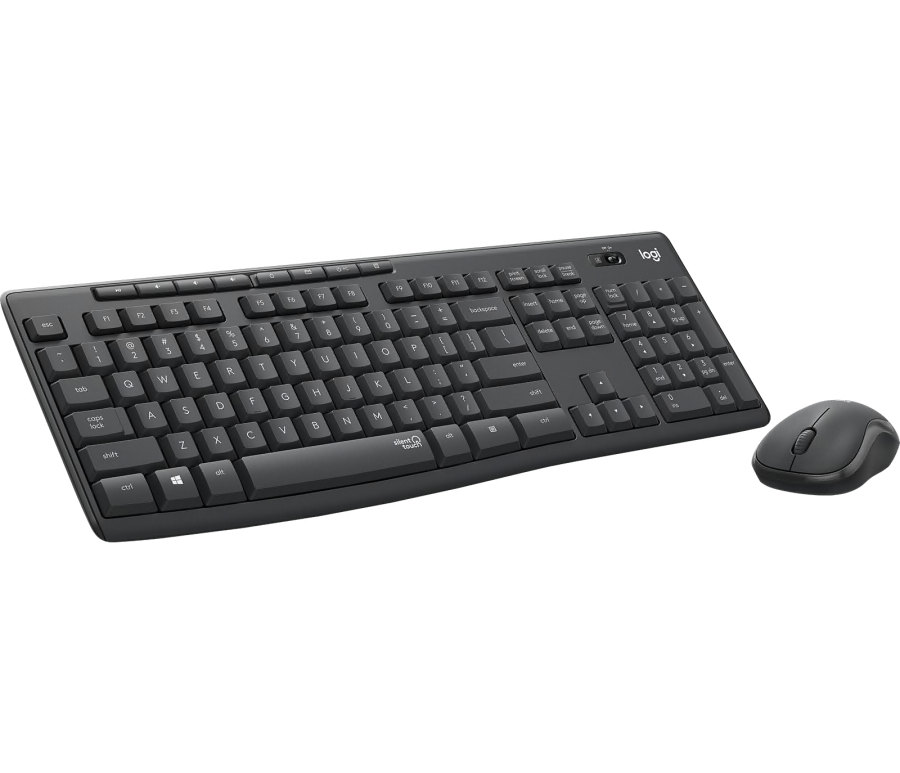 Kомплект безжични клавиатура с мишка Logitech MK295 Silent, Графит-3
