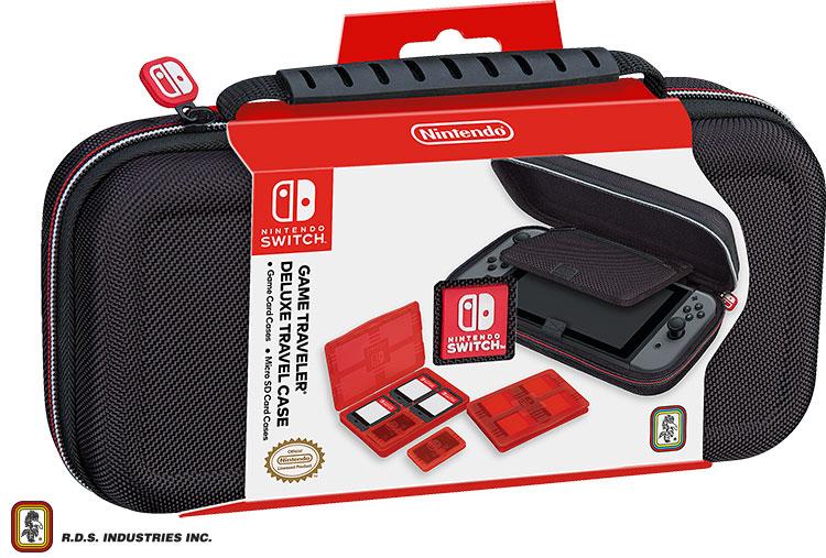 Чанта за гейминг конзола Nacon Bigben Nintendo Switch Travel Case NNS40, Черен-2