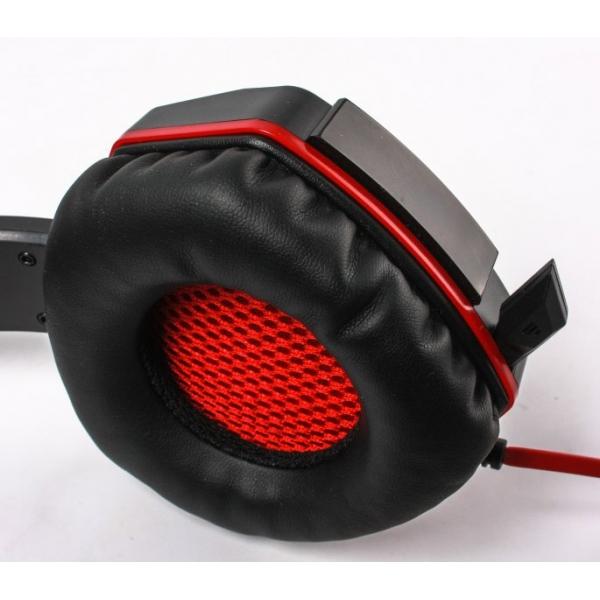 Геймърски слушалки A4TECH Bloody Combat G500, Микрофон, Черно/Червено-3