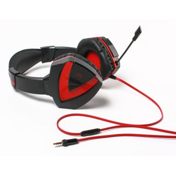 Геймърски слушалки A4TECH Bloody Combat G500, Микрофон, Черно/Червено-4
