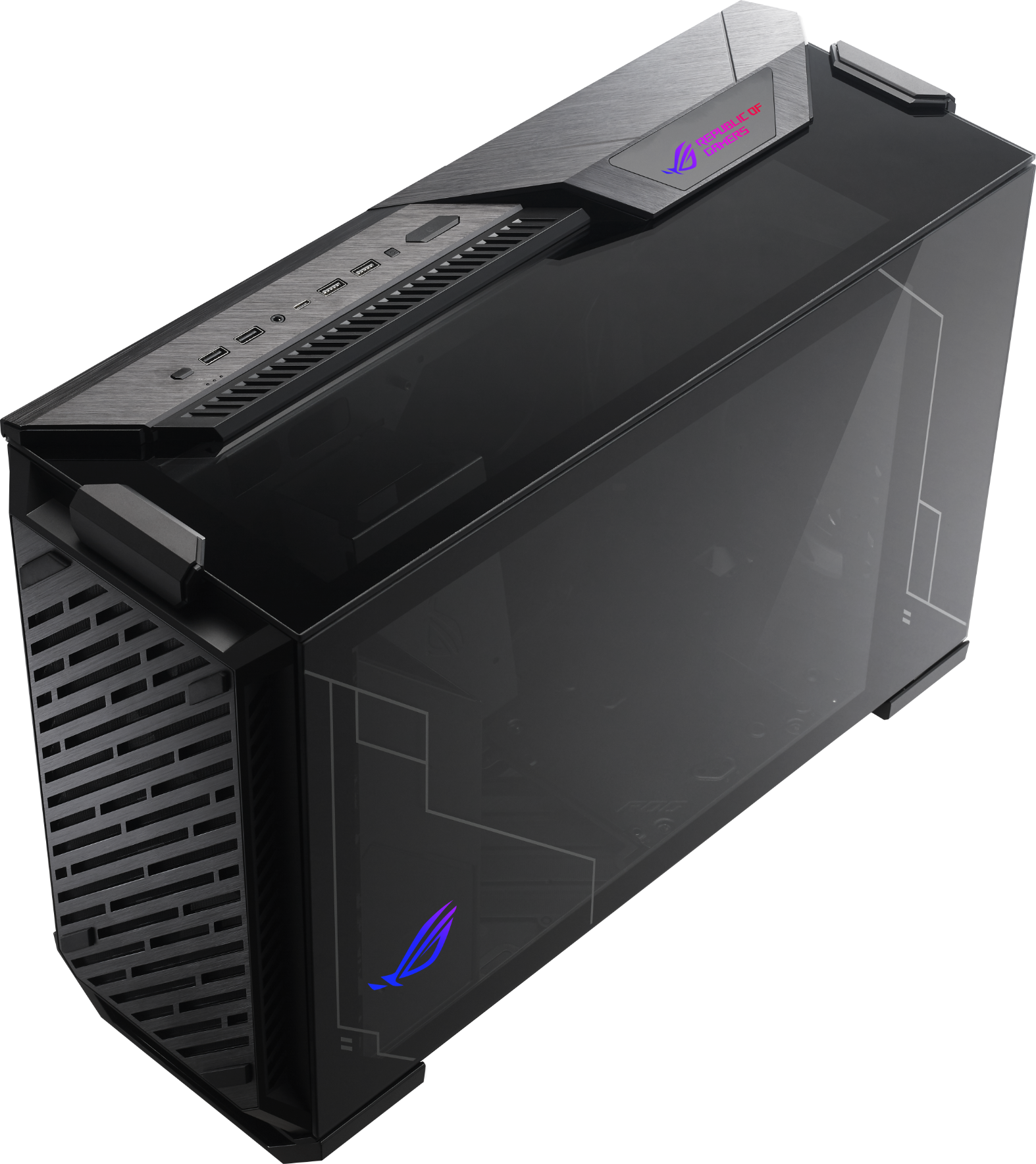 Кутия ASUS ROG Z11 mini-ITX/-DTX, Aura Sync RGB-4