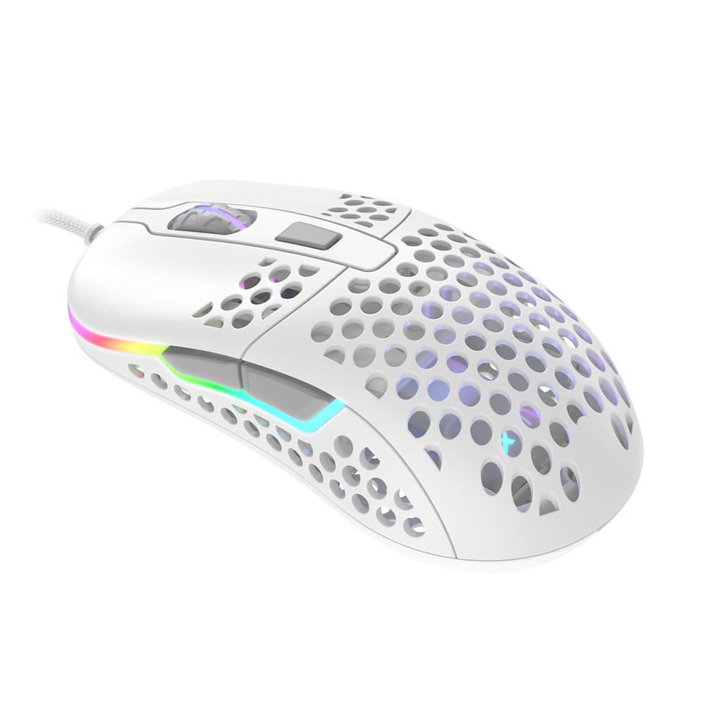 Геймърска мишка Xtrfy M42 White, RGB, Бял-2