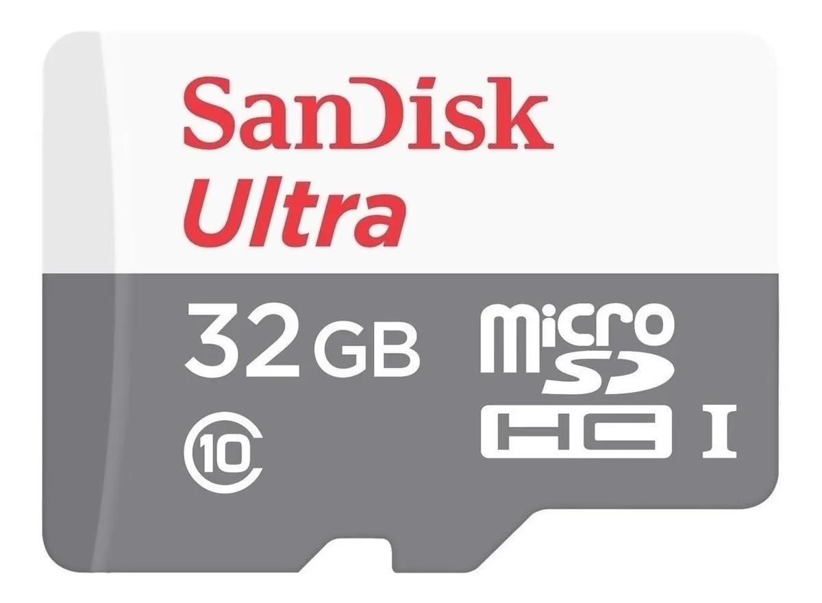 Карта памет SANDISK Ultra microSDHC UHS-I, 32GB, Class 10, 80Mb/s, Адаптер-1