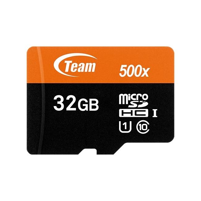 Карта памет Team Group 32GB Micro SDHC/SDXC UHS-I Orange Card + SD Adapter