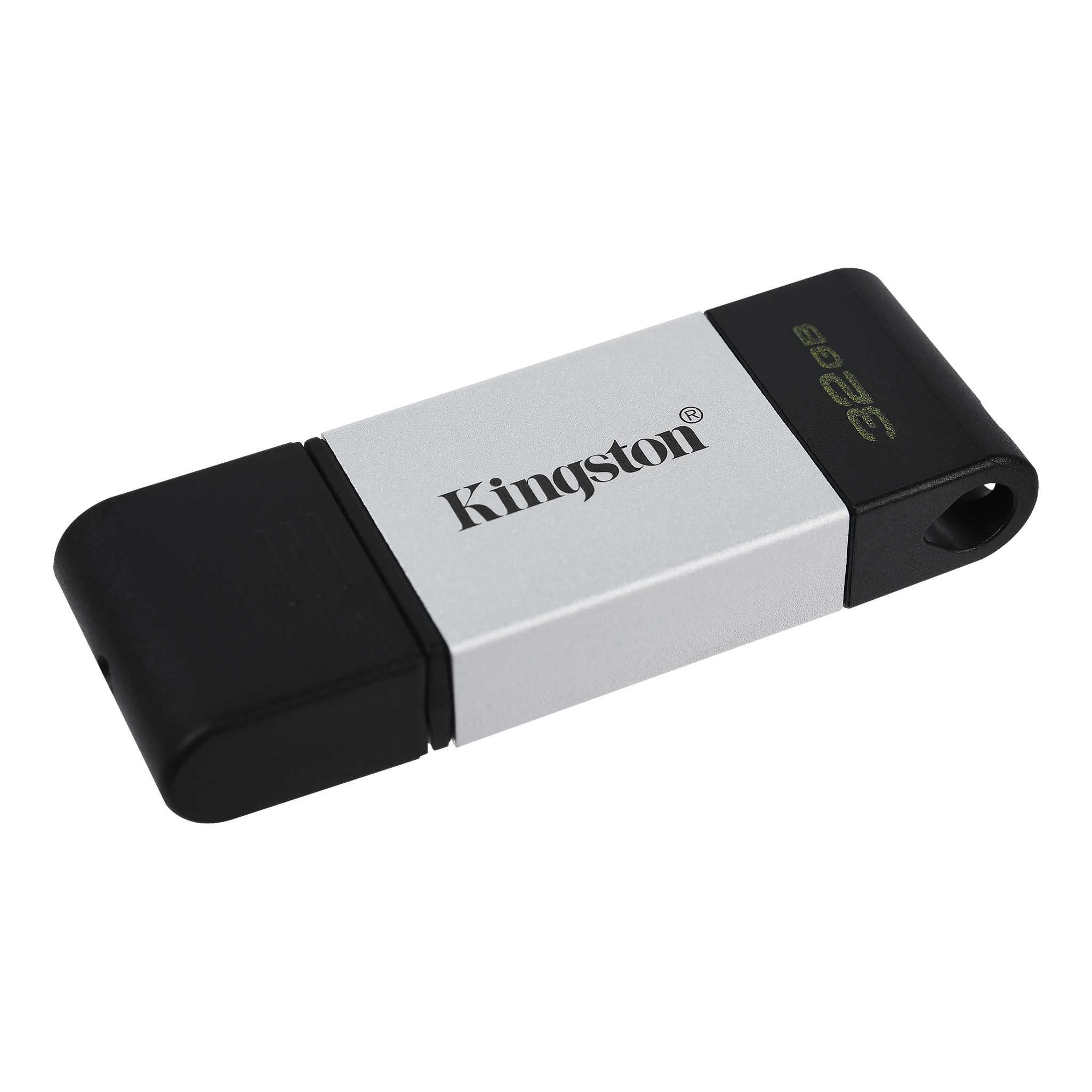 USB памет KINGSTON DataTraveler 80, 32GB, USB-C 3.2 Gen 1, Черна-1