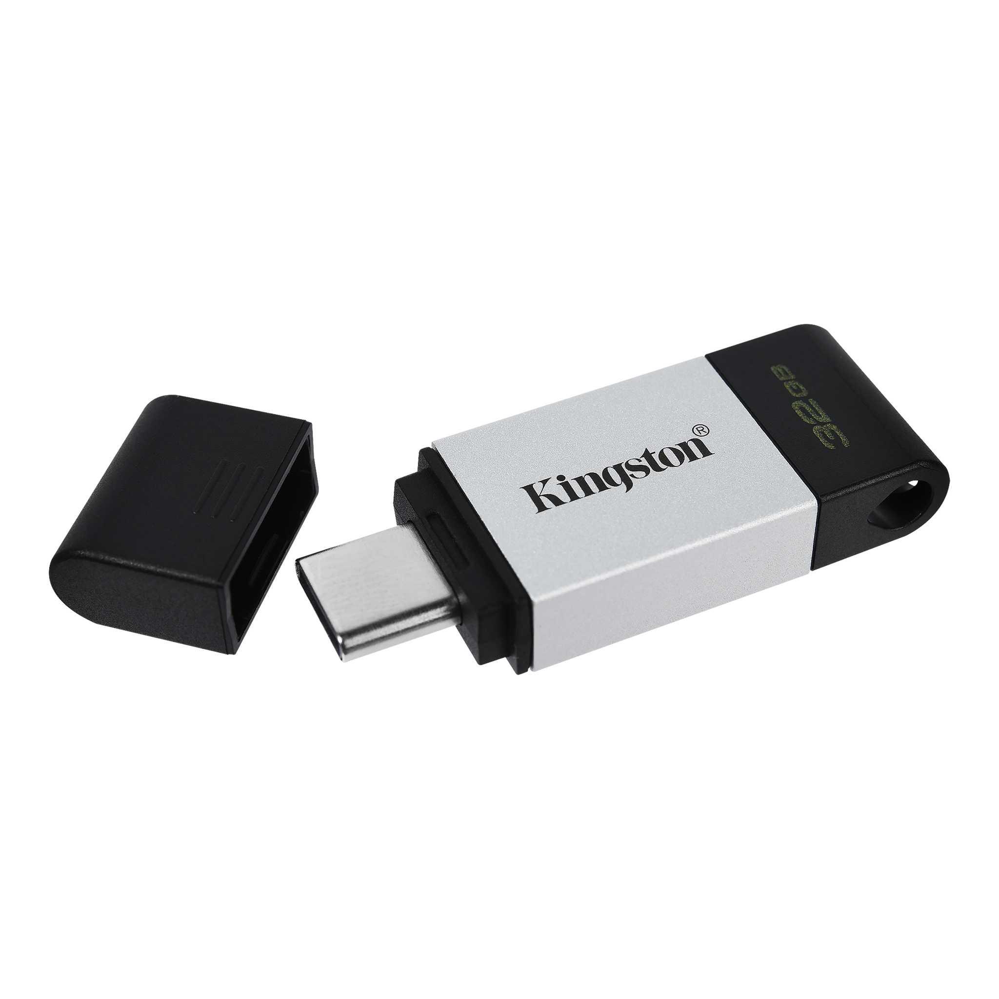 USB памет KINGSTON DataTraveler 80, 32GB, USB-C 3.2 Gen 1, Черна-3