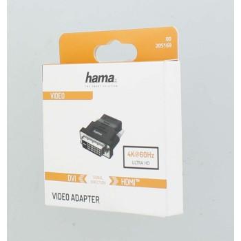 Адаптер HAMA 205169, DVI-D мъжко - HDMI женско, Ultra-HD, 4K, Черен-2