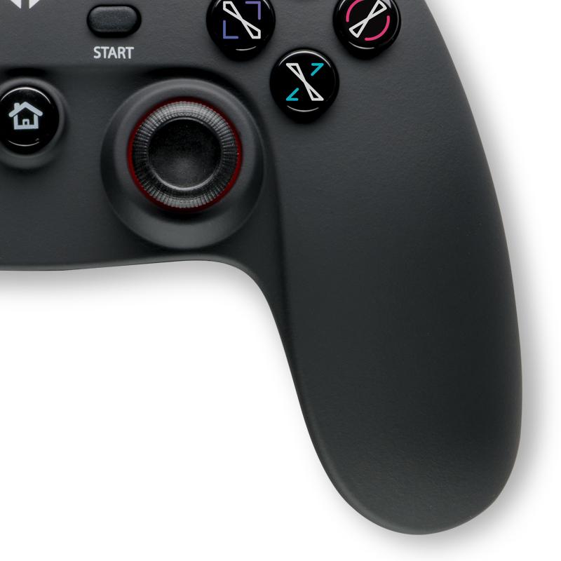 Безжичен геймпад Spartan Gear Ksifos, за PC и PS3, Черен-3