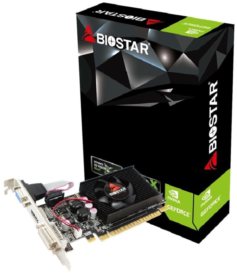 Видео карта BIOSTAR GeForce 210, 1GB, GDDR3, 64 bit, DVI-I, D-Sub, HDMI-1