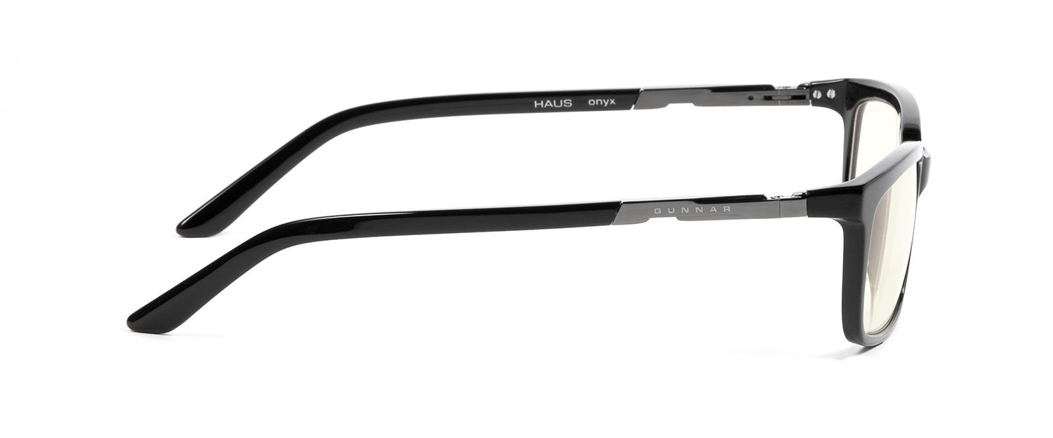 Компютърни очила GUNNAR Haus Onyx, Clear, Черен-3