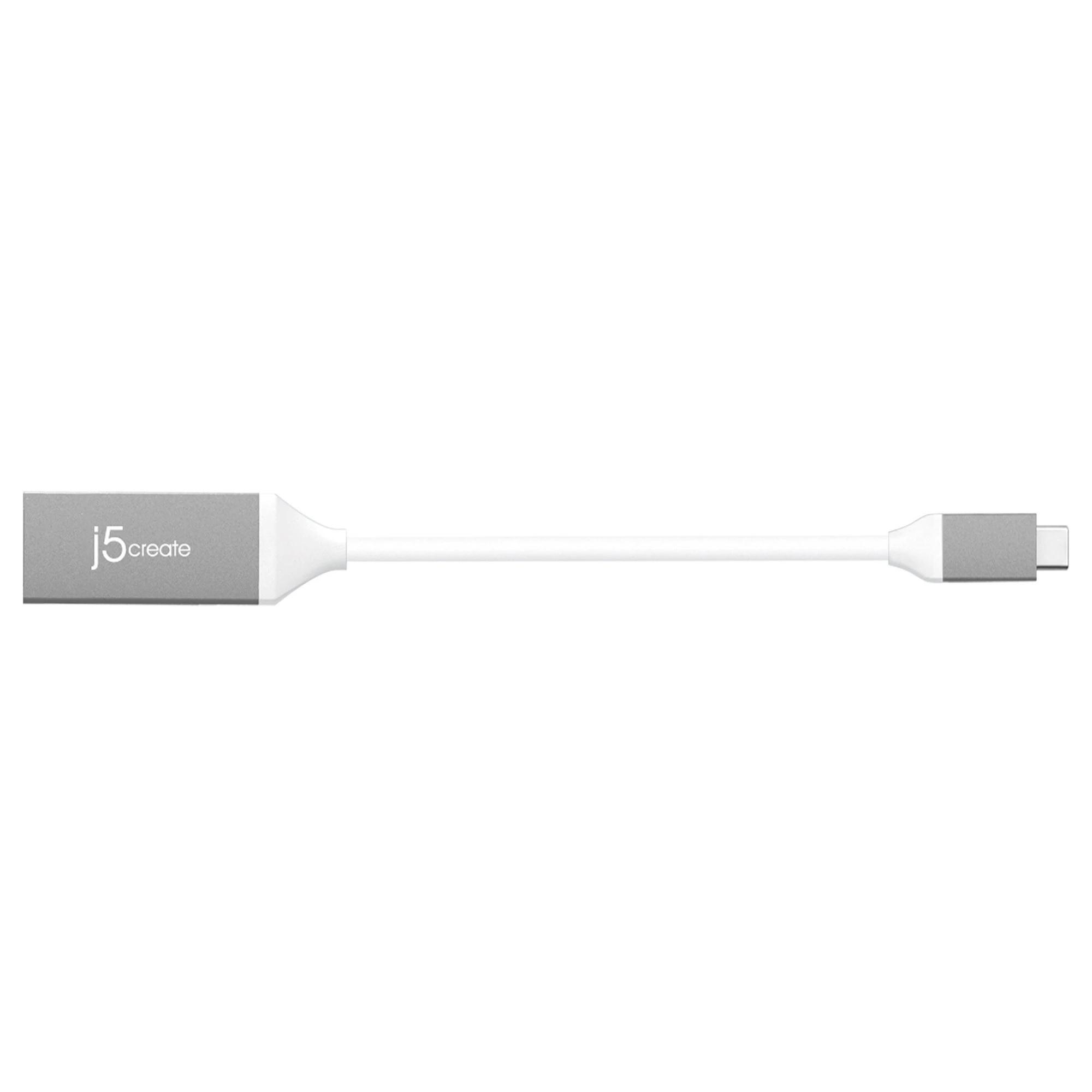 Адаптер j5create JCA153G, USB-C към 4K HDMI, Сив-3
