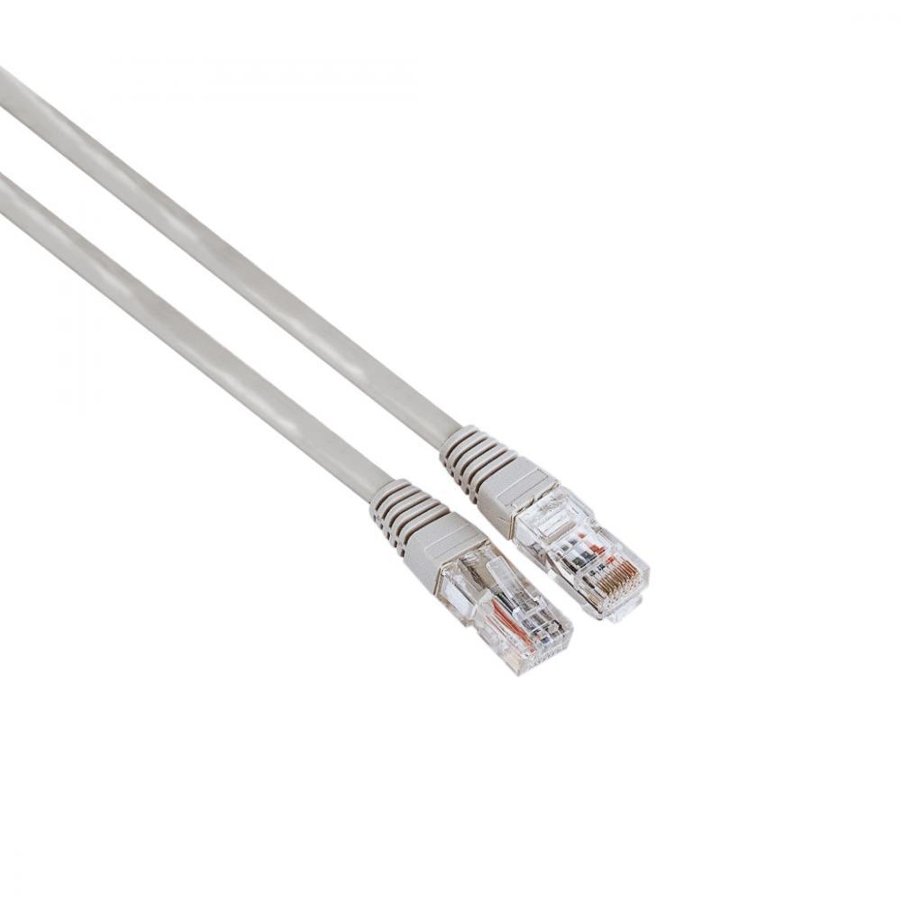 Мрежов кабел HAMA, CAT 5e, FTP/UTP, RJ-45 - RJ-45, 1.5 м, екраниран, сив, булк опаковка