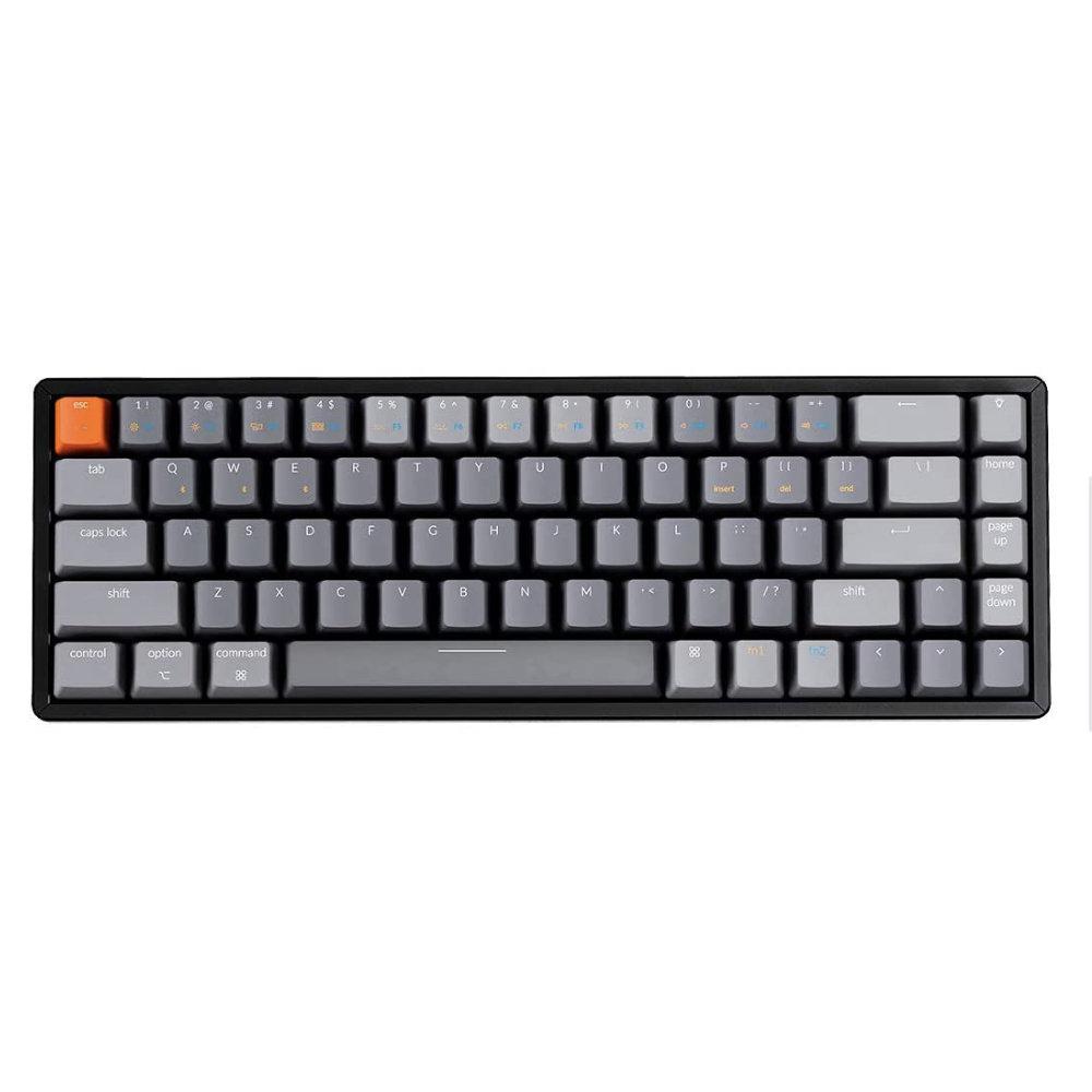 Геймърска Механична клавиатура Keychron K6 Hot-Swappable 65% Gateron Red Switch White LED Gateron Red Switch ABS-2