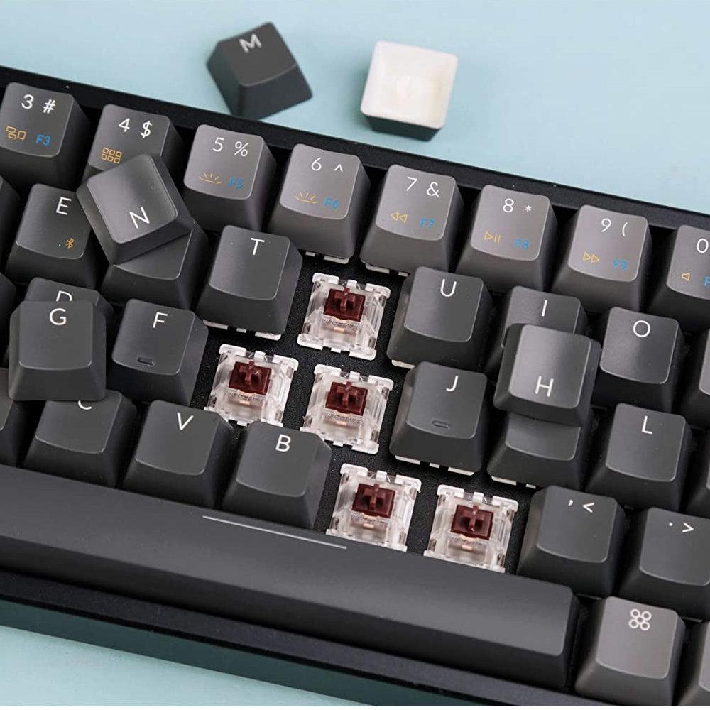 Геймърска Механична клавиатура Keychron K6 Hot-Swappable 65% Gateron Red Switch White LED Gateron Red Switch ABS-3