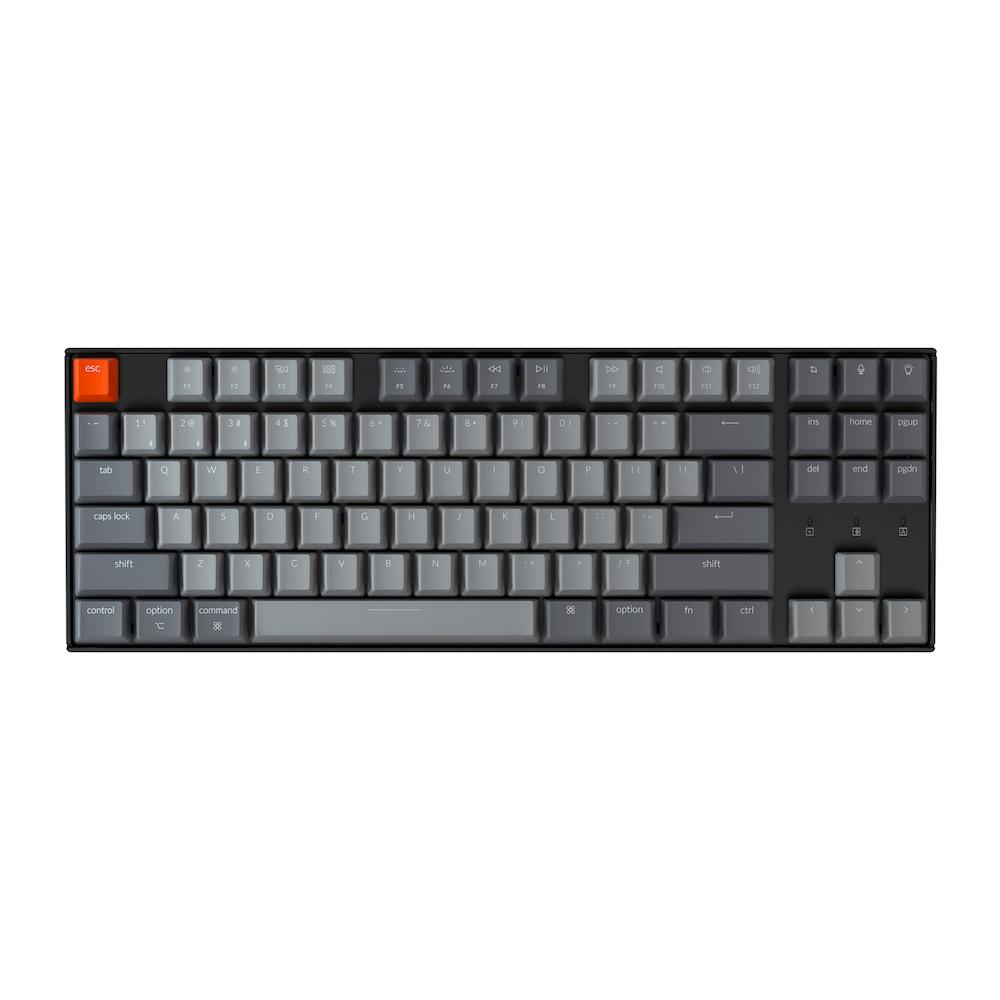 Геймърска Механична клавиатура Keychron K8 Hot-Swappable TKL Gateron Red Switch White LED Gateron Red Switch ABS-3