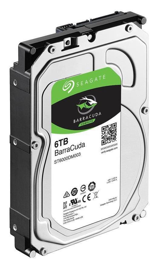 Хард диск SEAGATE BarraCuda, 6TB, 256MB, 5400 rpm, SATA 3, ST6000DM003-3