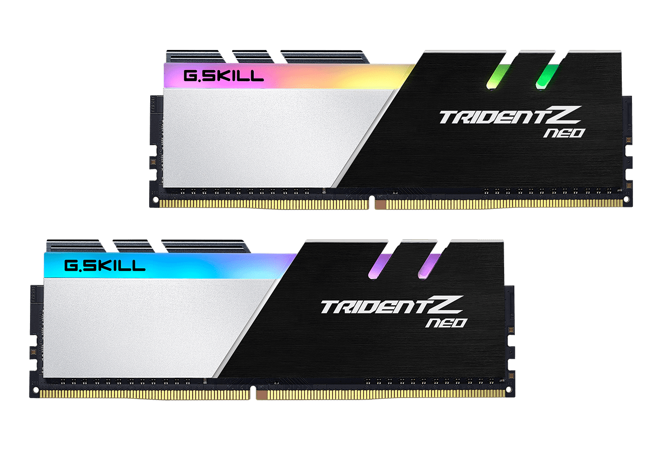 Памет G.SKILL Trident Z Neo RGB 32GB(2x16GB) DDR4 PC4-32000 4000MHz CL16 F4-4000C16D-32GTZN