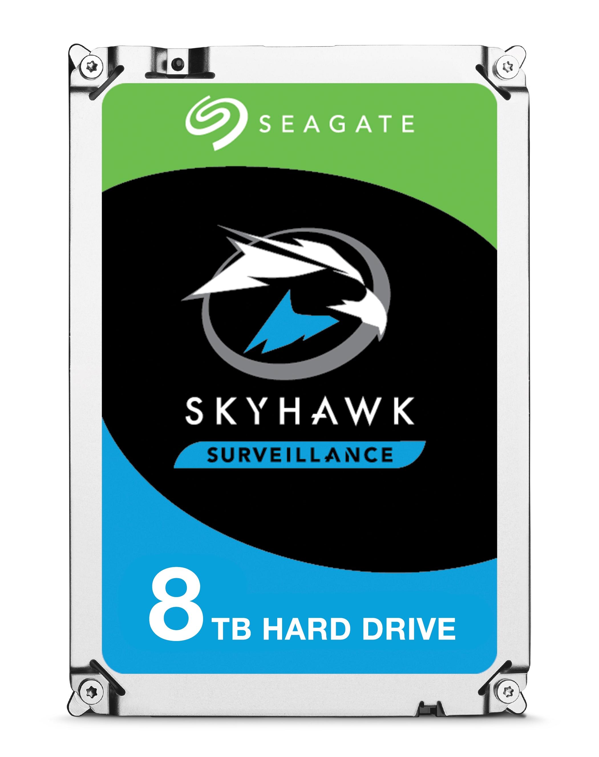 Хард диск SEAGATE Skyhawk Surveillance, 8TB, 256MB, SATA 6.0Gb/s, 7200rpm, ST8000VX004-1