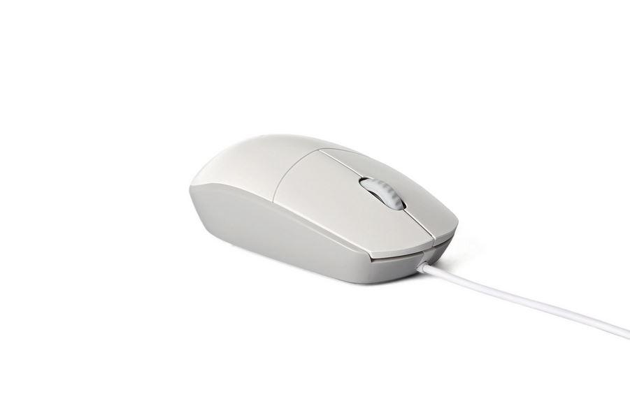 Оптична мишка RAPOO N100, USB, Бял-1