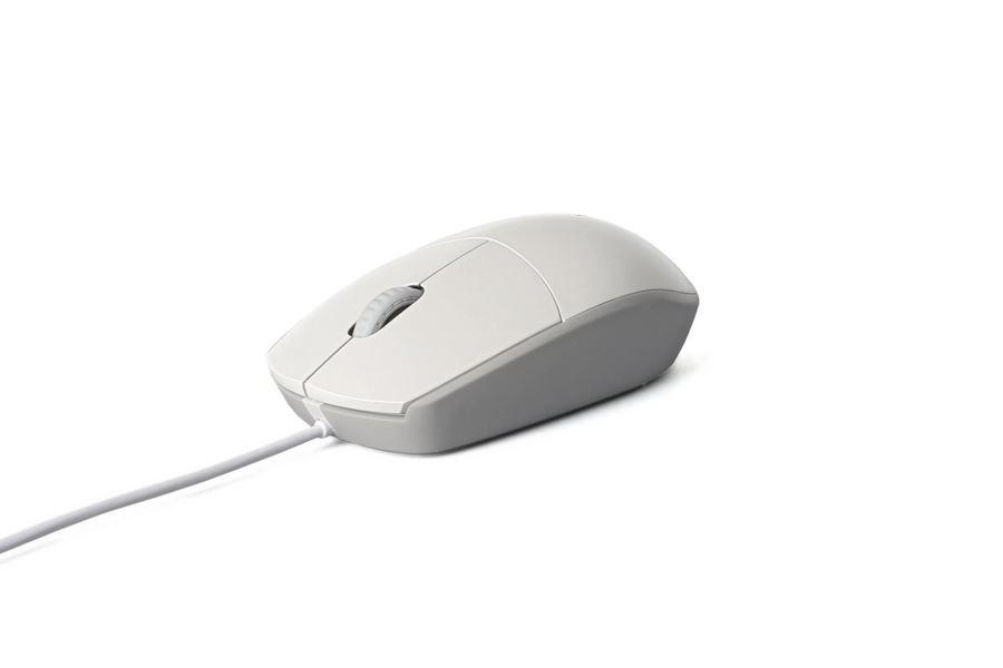 Оптична мишка RAPOO N100, USB, Бял-3