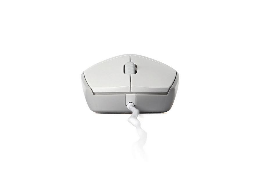 Оптична мишка RAPOO N100, USB, Бял-4