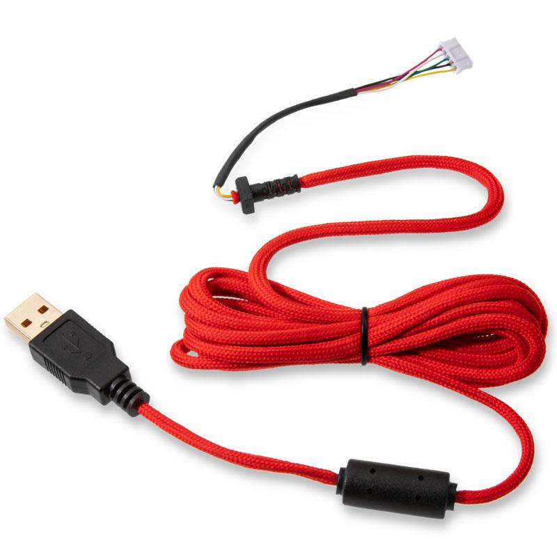 Кабел за мишка Glorious Ascended Cable V2 - Crimson Red
