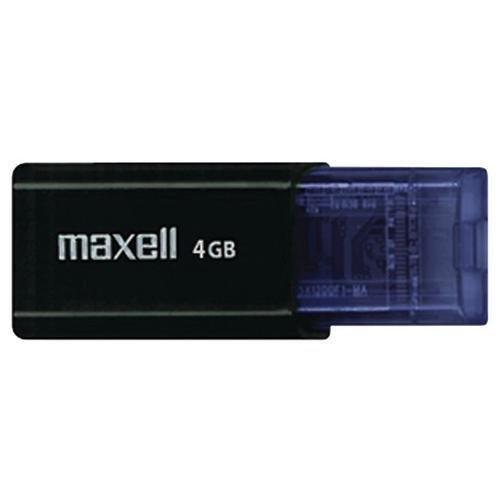 USB памет MAXELL FLIX, USB 2.0, 4GB, Черна-2