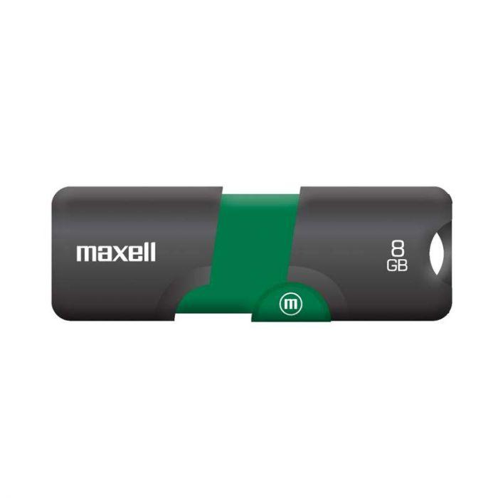 USB памет MAXELL FLIX, USB 2.0, 8GB, ЧЕРЕН-2