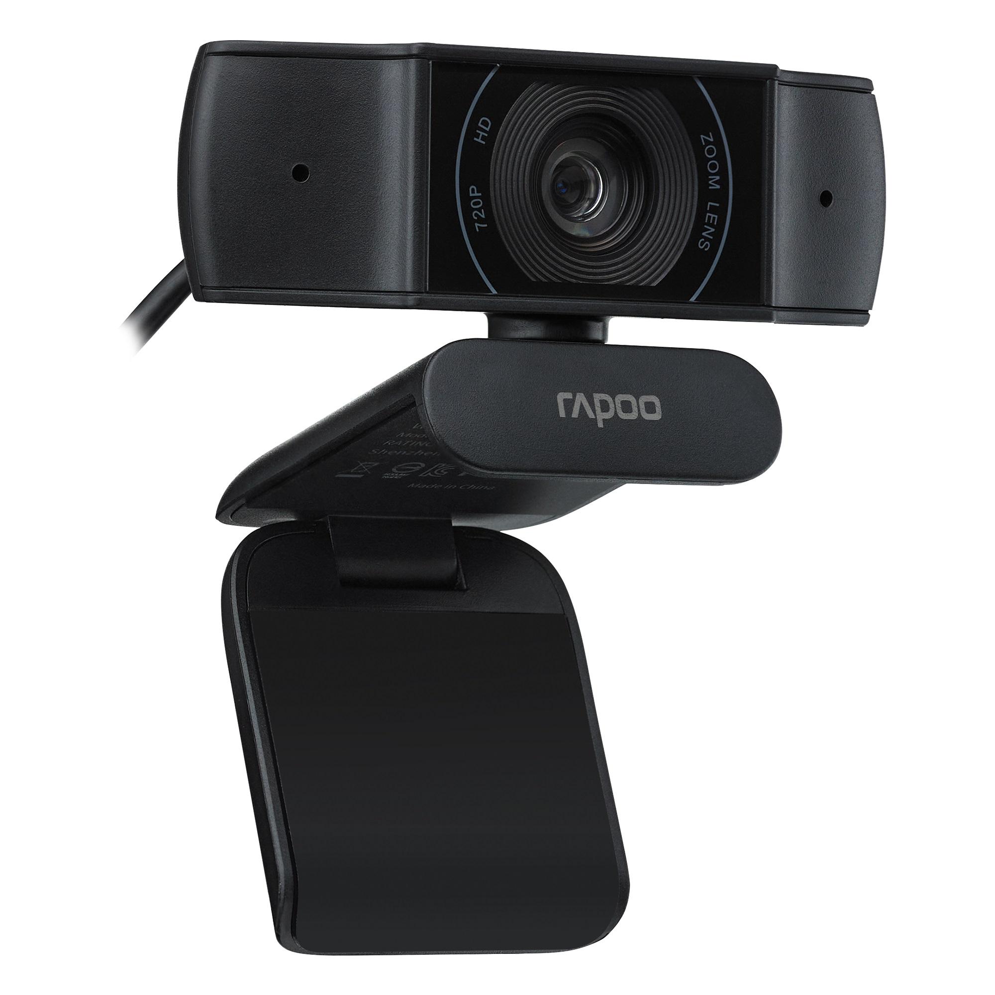 Уеб камера Rapoo XW170, микрофон, HD 720p, 30 fps, Черен-2