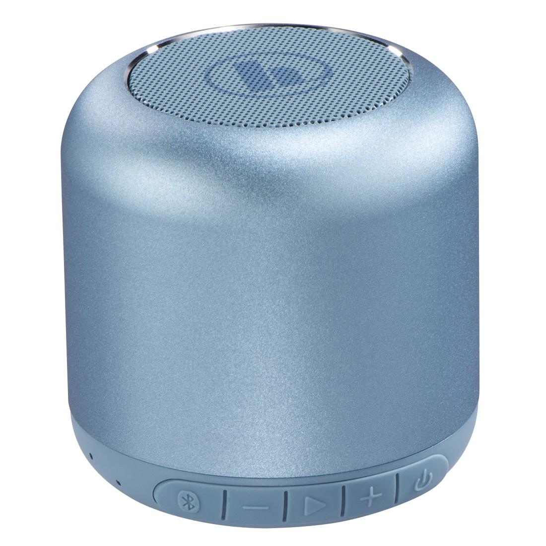 Безжична смарт тонколона HAMA Drum 2.0, Bluetooth, 3.5mm жак, 3.5W, Светло синьо