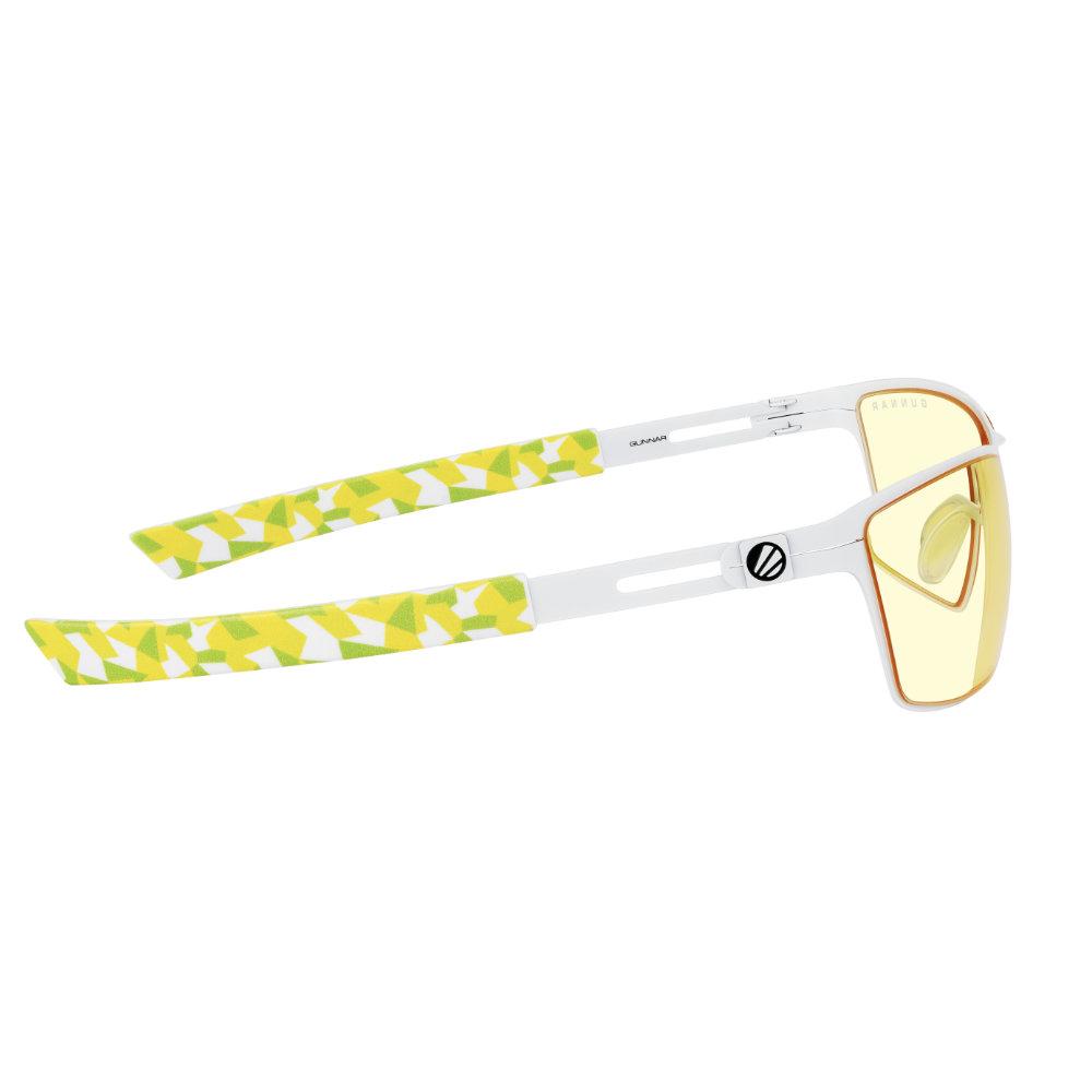 Геймърски очила GUNNAR ESL Blade Lite White, Amber Natural, Бели-3