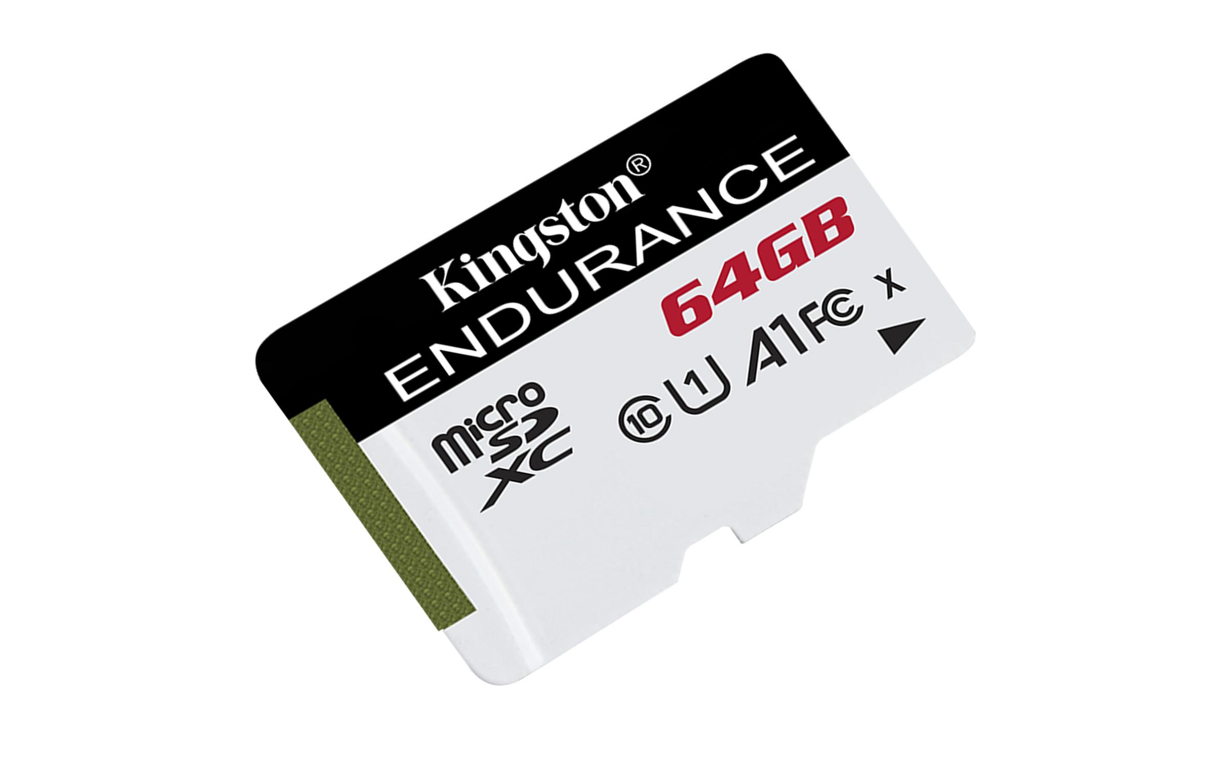 Карта памет Kingston Endurance microSDXC 64GB, Class 10 UHS-I U1 A1-2