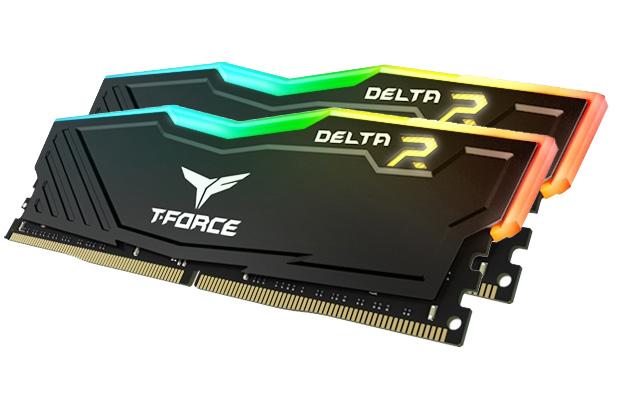 Памет Team Group T-Force Delta RGB Black, DDR4, 64GB (2x32GB), 3200MHz, CL16-18-18-38 1.35V-2