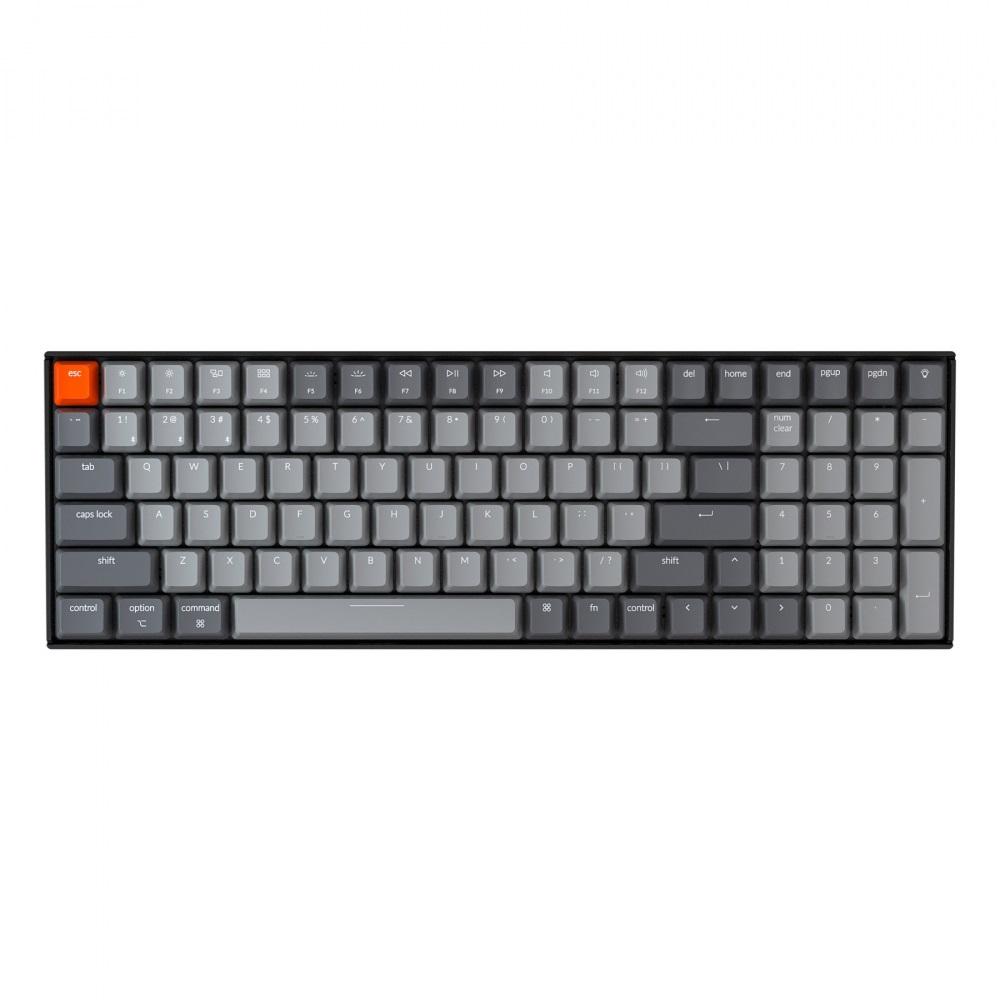 Геймърска Механична клавиатура Keychron K4 Hot-Swappable Full-Size Gateron Red Switch White LED Gateron Red Switch ABS