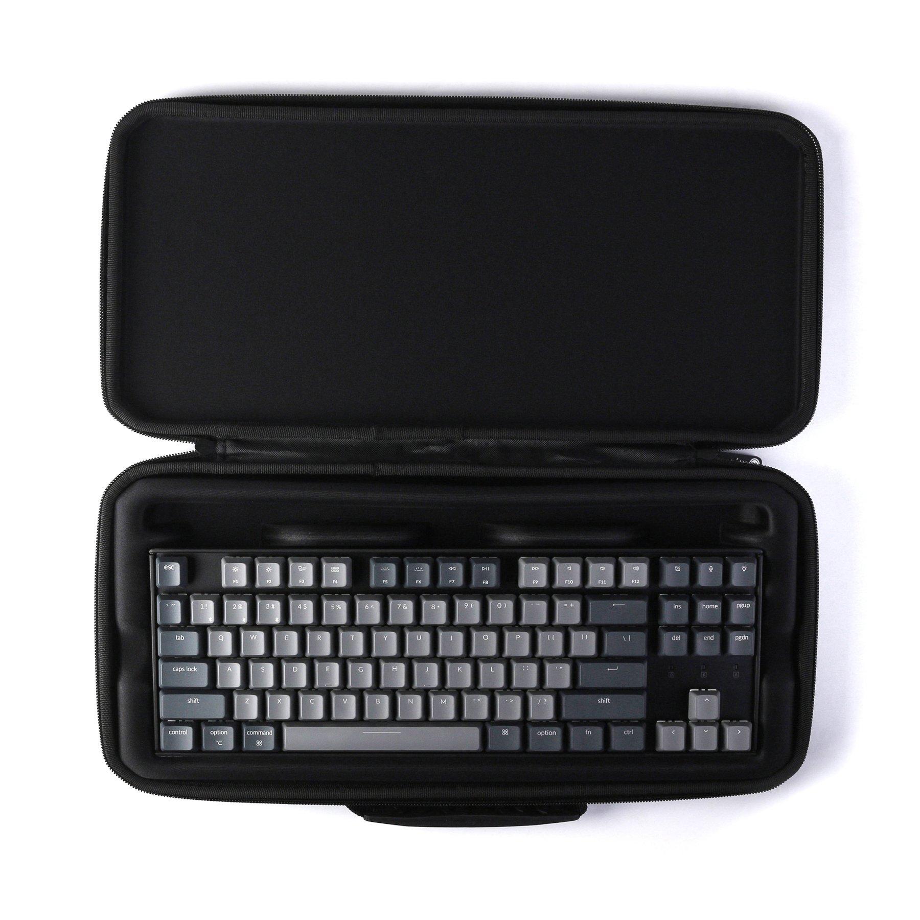 Kалъф за клавиатура Keychon K8 (Plastic) удароустойчив, пластмасов, Черен-4