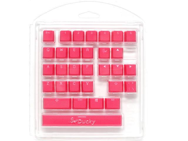 Капачки за механична клавиатура Ducky Pink 31-Keycap Set Rubber Backlit Double-Shot US Layout-1