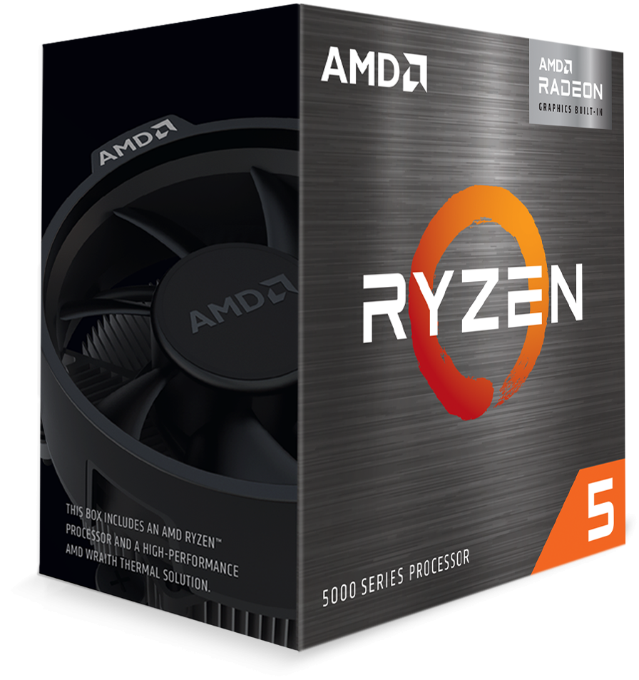 Процесор AMD Ryzen 5 5600G, 3.9GHz(Up to 4.4GHz), 65W, AM4-1