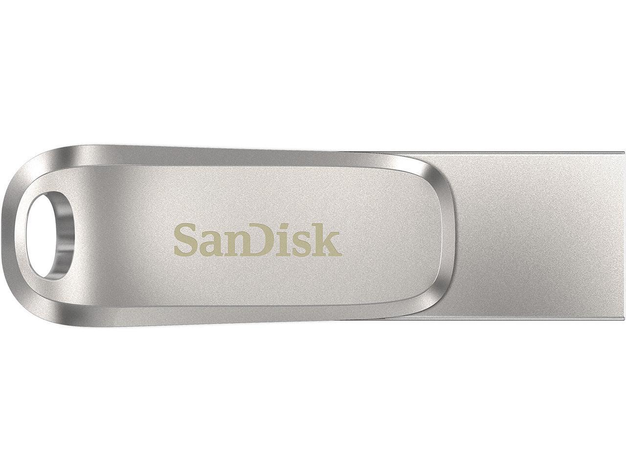 USB памет SanDisk Ultra Dual Drive Luxe, 128GB, USB 3.1 Gen 1, USB-C, Сребрист-2