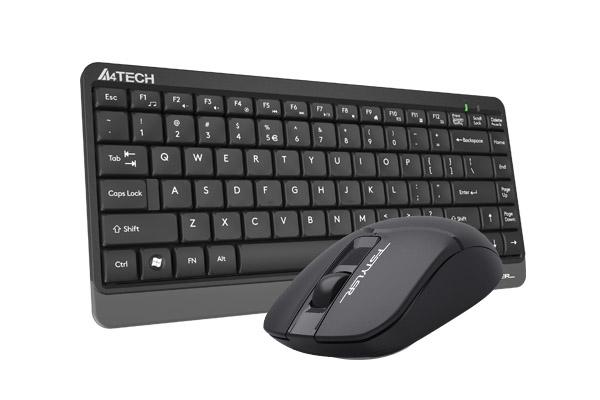 Комплект клавиатура и мишка A4TECH FG1112 Fstyler, Безжичен, 2.4 GHz, Черен-3