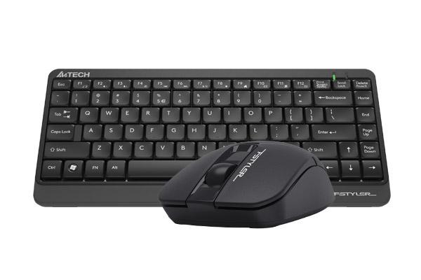 Комплект клавиатура и мишка A4TECH FG1112 Fstyler, Безжичен, 2.4 GHz, Черен-4