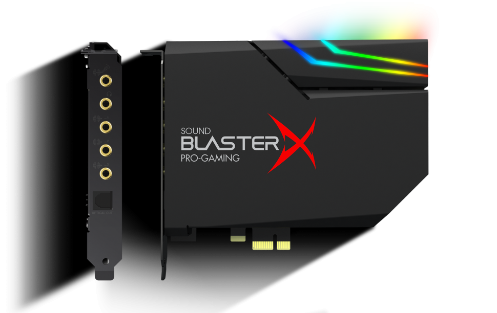Звукова карта Creative Sound Blaster X AE-5, DAC + RGB AURORA LIGHTING, 7.1-1