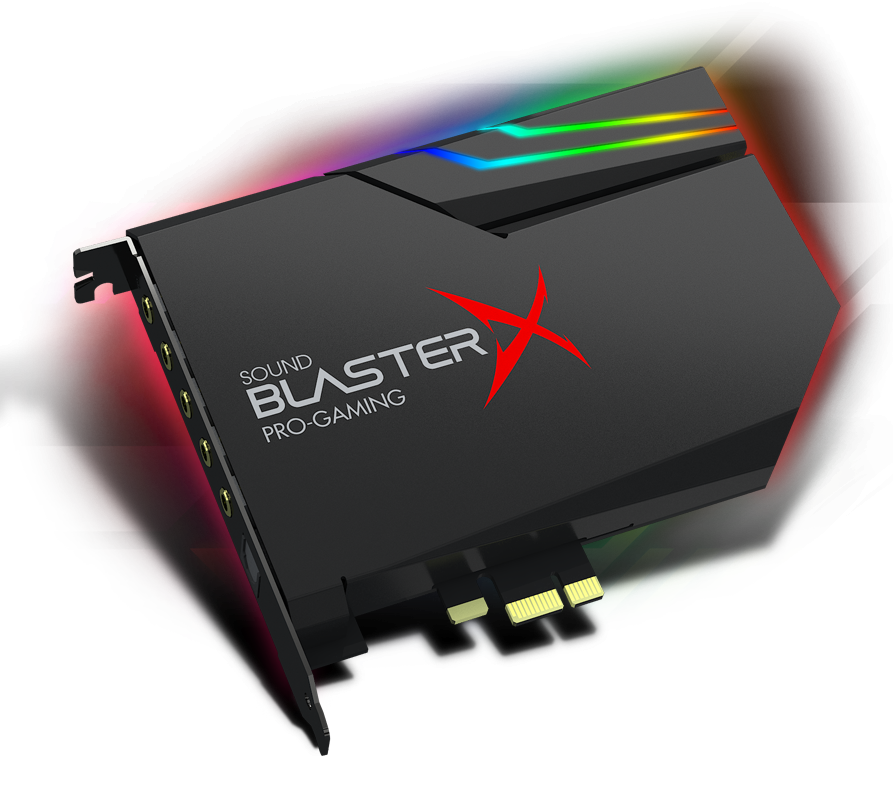 Звукова карта Creative Sound Blaster X AE-5, DAC + RGB AURORA LIGHTING, 7.1-2