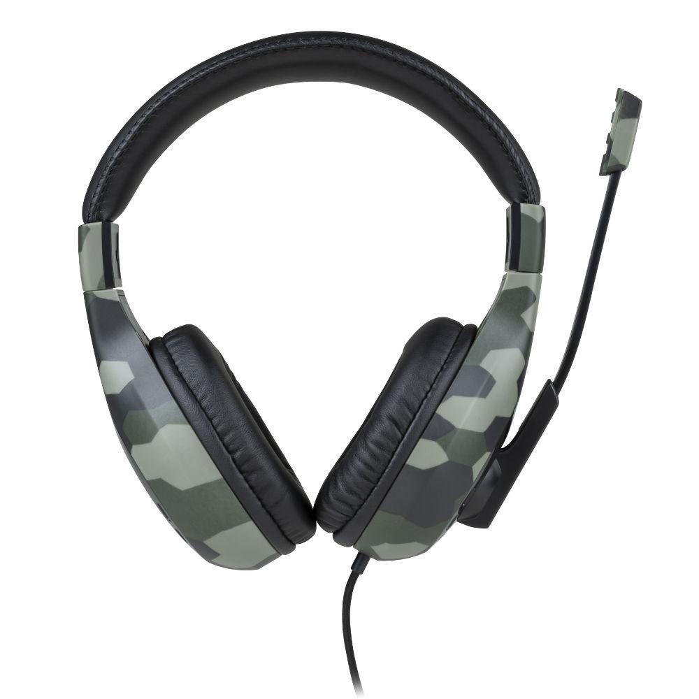 Геймърски слушалки Nacon Bigben Stereo Gaming Headset V1, Микрофон, Камуфлажно зелено-2