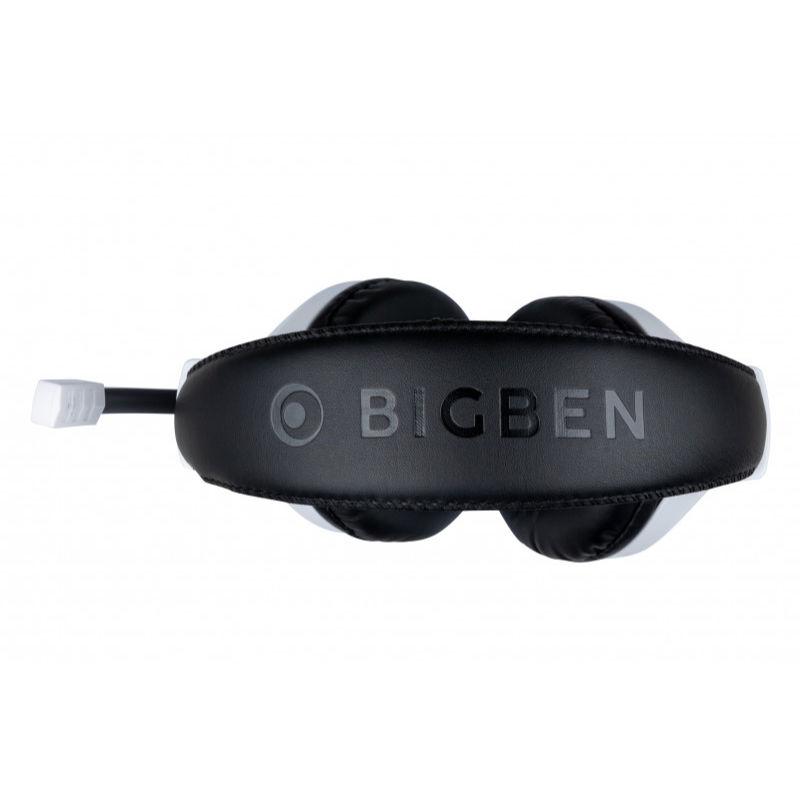 Геймърски слушалки Nacon Bigben PS5 Official Headset V1 White, Микрофон, Бял-3