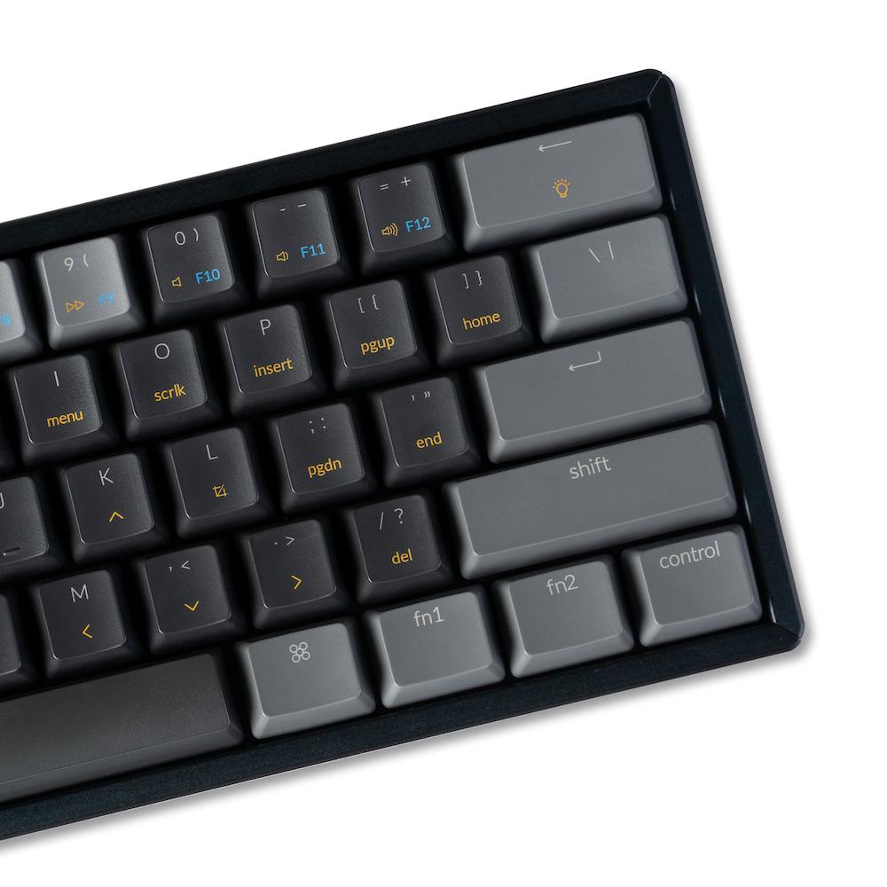 Геймърска Механична клавиатура Keychron K12 Hot-Swappable Aluminum 60% Gateron Red Switch RGB LED ABS-4
