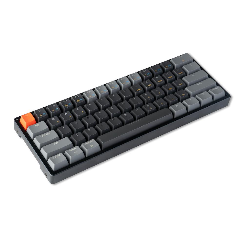 Геймърска Механична клавиатура Keychron K12 Hot-Swappable 60% Gateron Blue Switch White LED ABS-3